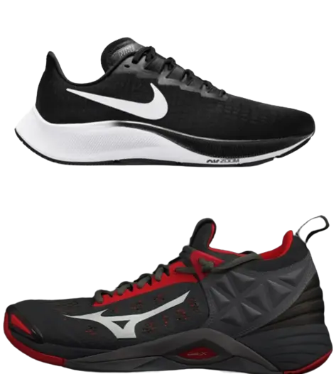 Can i use running shoes for volleyball? Running Shoes vs Volleyball Shoes in term of design 