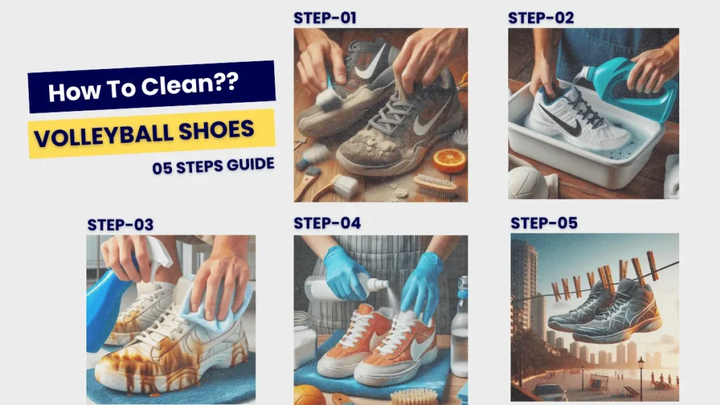 How to clean volleyball shoes in 05 steps
