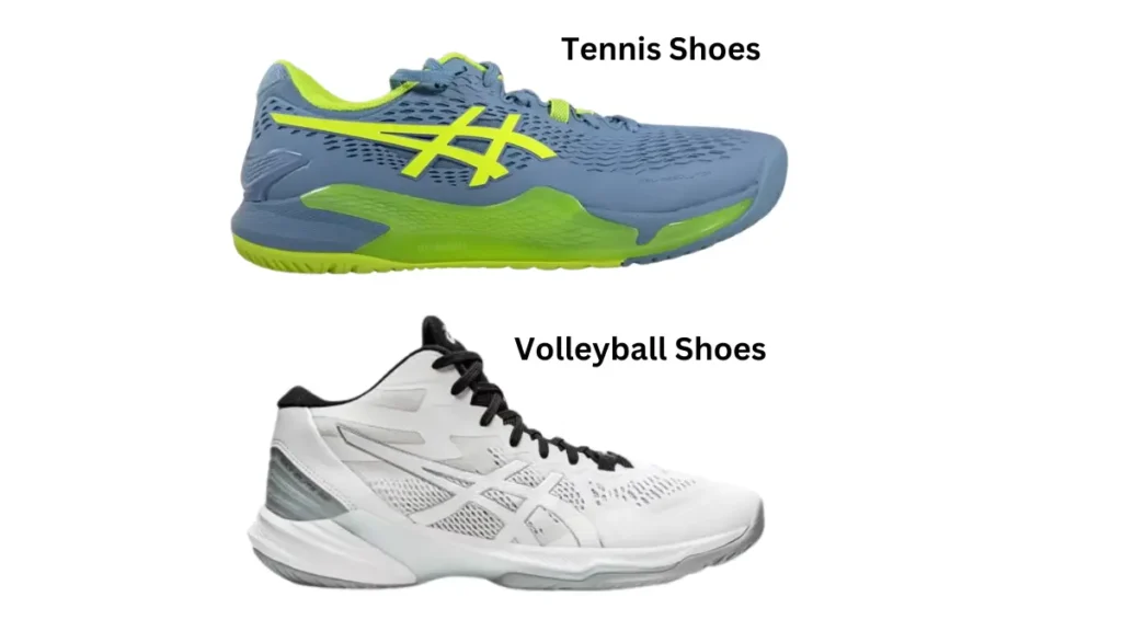 Tennis Shoes vs Volleyball Shoes