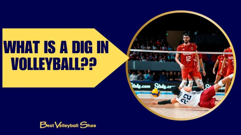 What is a dig in volleyball